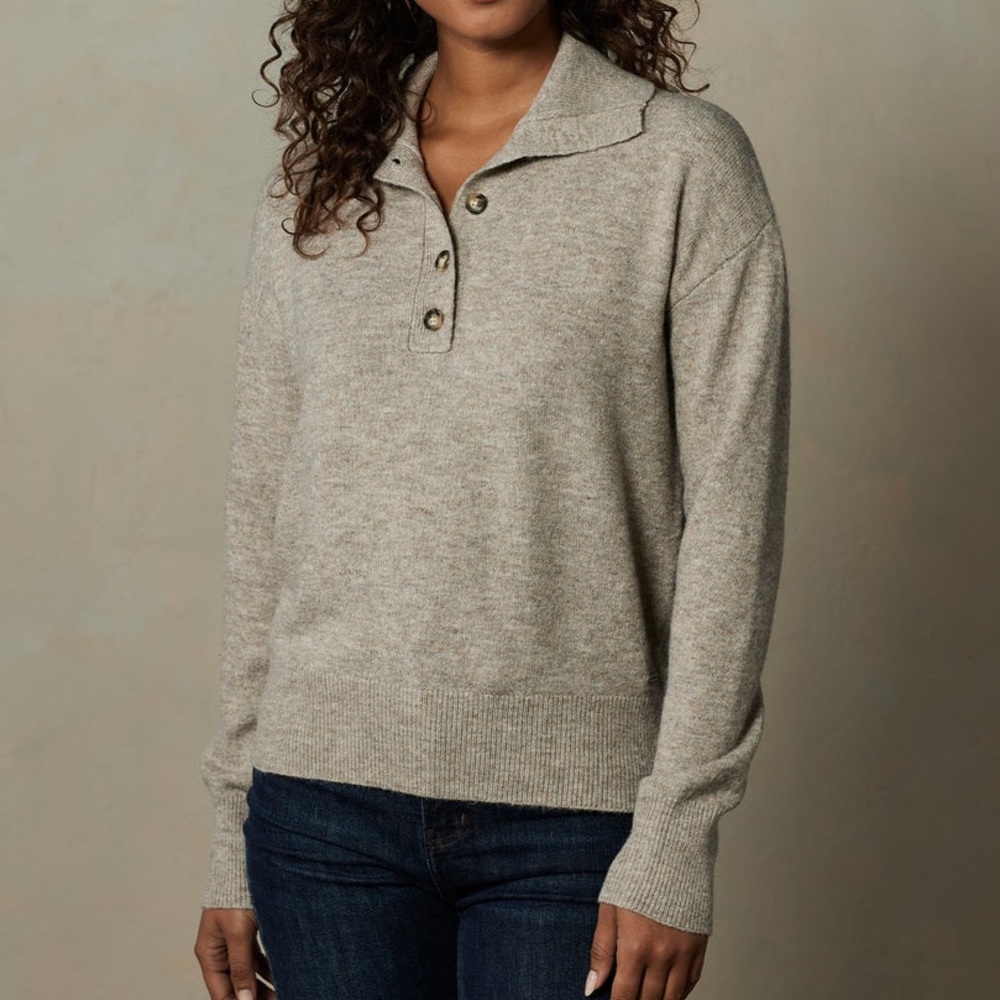 The Normal Brand Oatmeal Knit Sweater